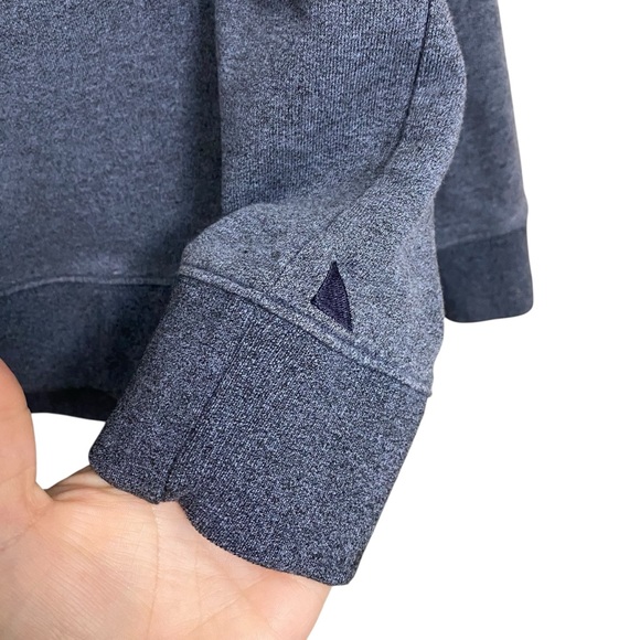 UNTUCKit Men’s Corral Heathered‎ Blue Quarter Zip Long Sleeve Sweater Size XL - Picture 6 of 8